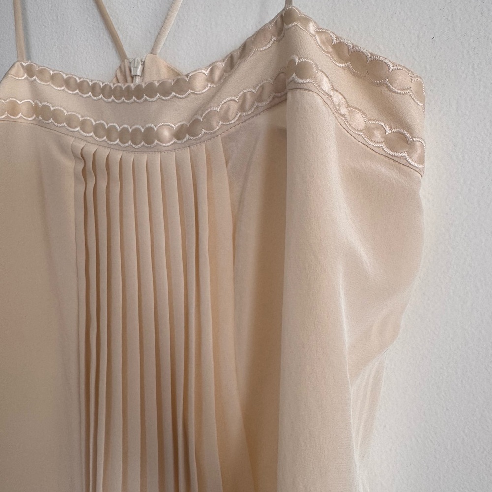 See By Chloe Cream Mini Dress